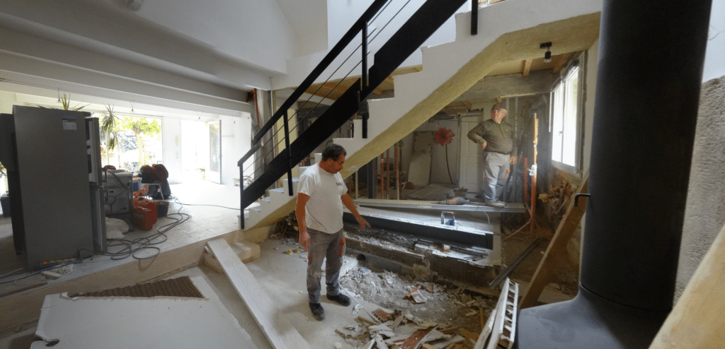 Acacias réunion de chantier