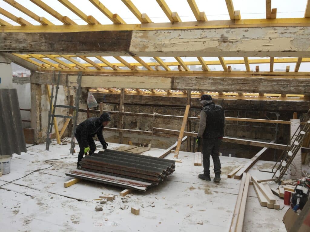 Chapeau-rouge réfection toiture