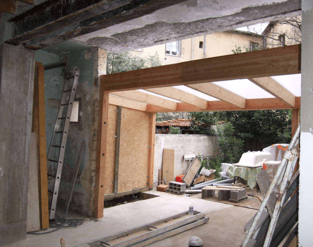 Craponne Phase 1 extension bois