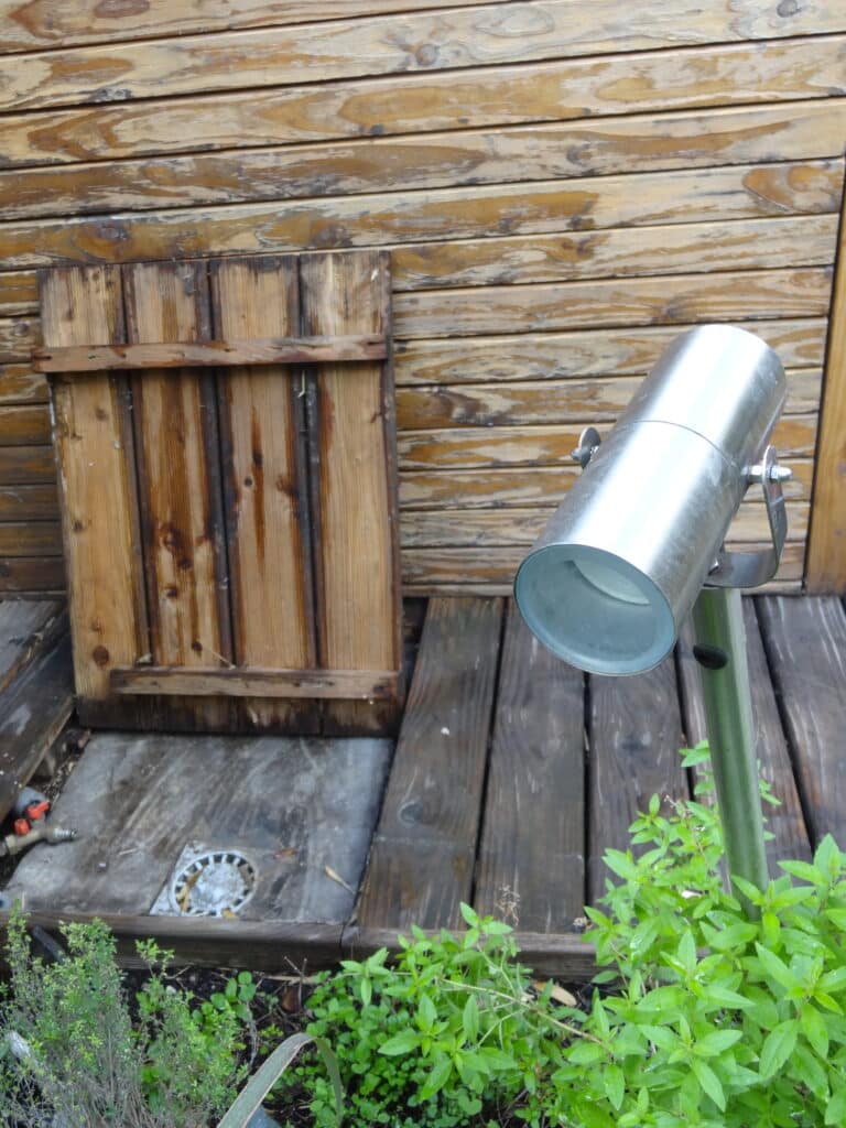 Douche extérieure