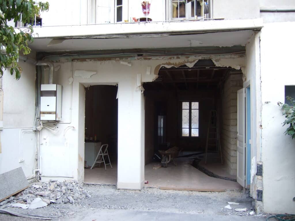 Craponne Phase 1 démolition