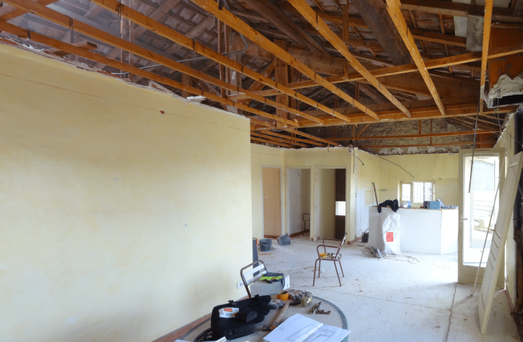 Jaurès lattis plâtre