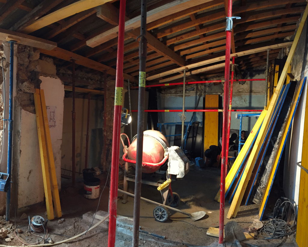 Mas de l'huile rénovation intérieure