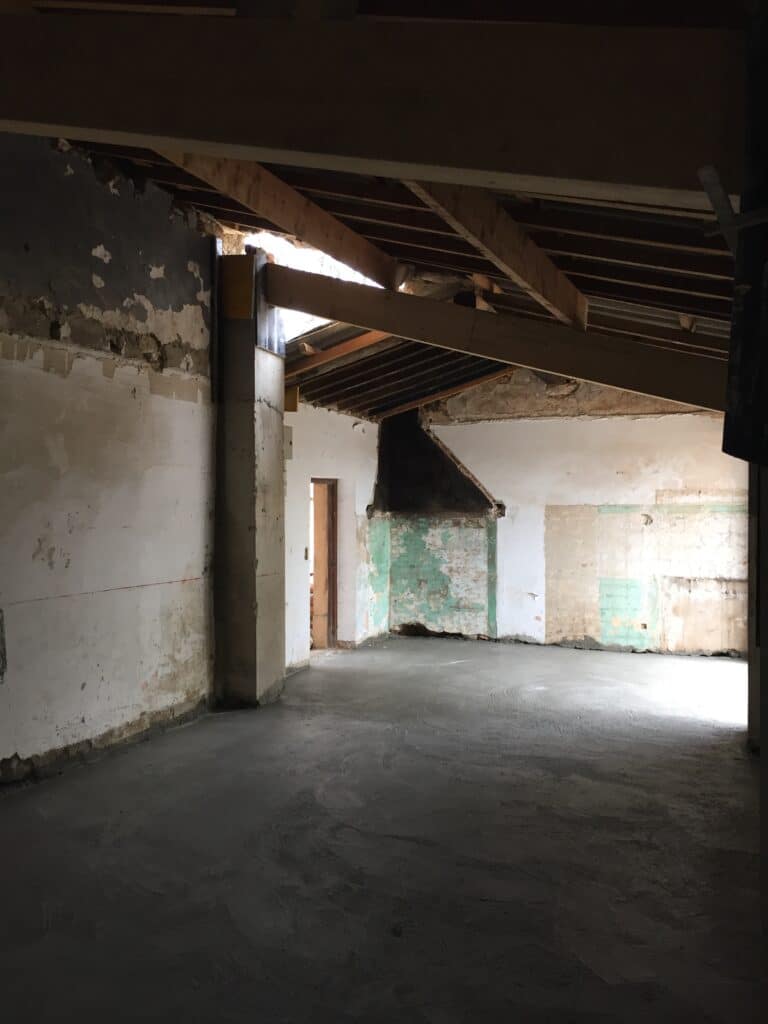 Mas de l'huile travaux de rénovation