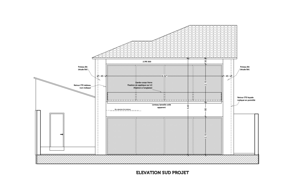 Grassion-Cibrand plan façade