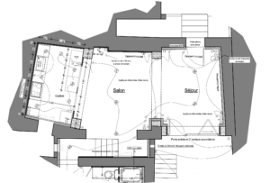 vue en plan